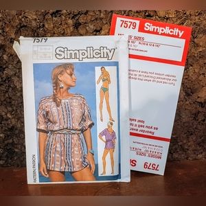 Vintage Simplicity #7579 Sewing Pattern/ Uncut/ NOS
